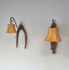 Ox harnass wall lamps / farmhouse