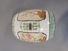 Set of 2 porcelain Chinoiserie garden stools