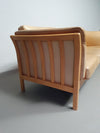 Leather Skalma 3 seat sofa / model Asmara