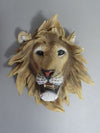 Resin / epoxy wall lion head 55 x 55 x 30 cm depth