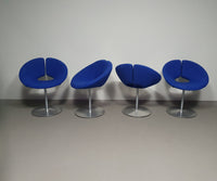 Artifort little Apollo chairs / with swiveling disc base / by Patrick Norguet