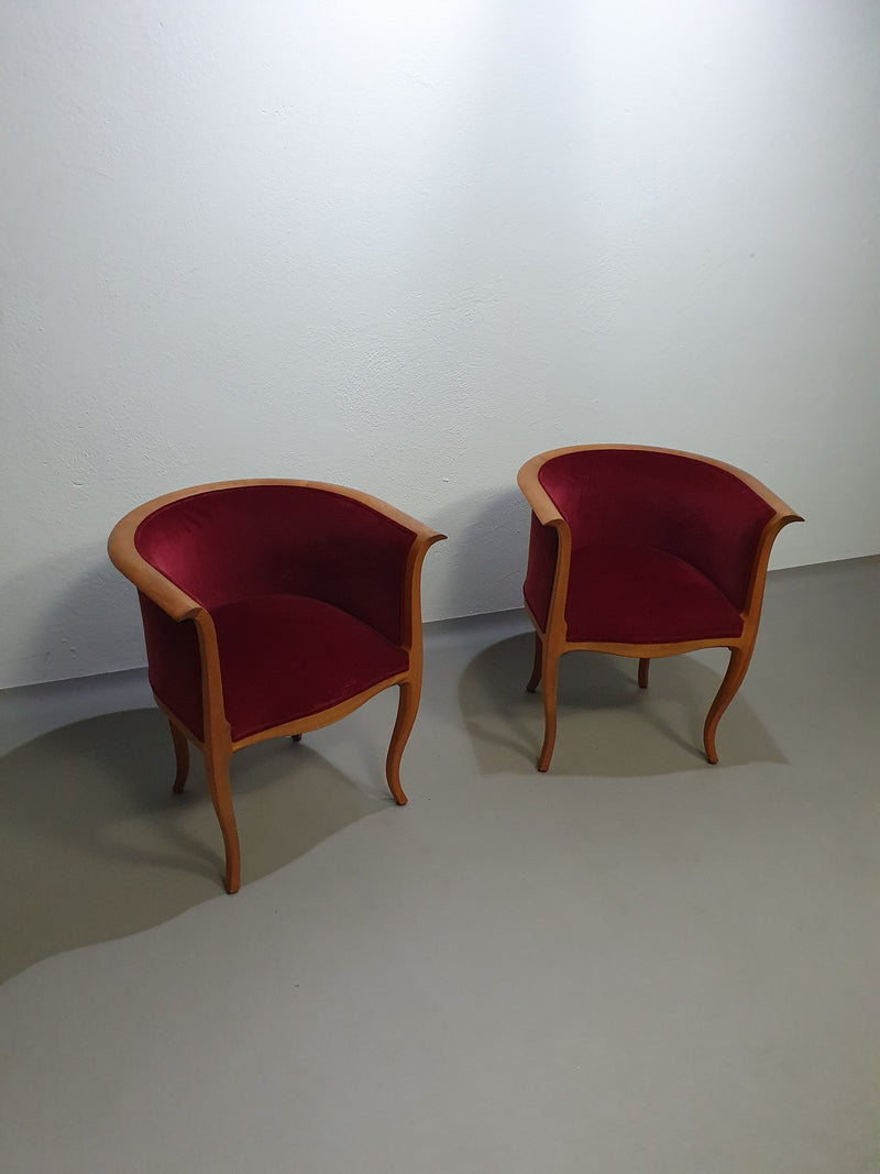 2 x Otilia ceccotti collezioni arm chair