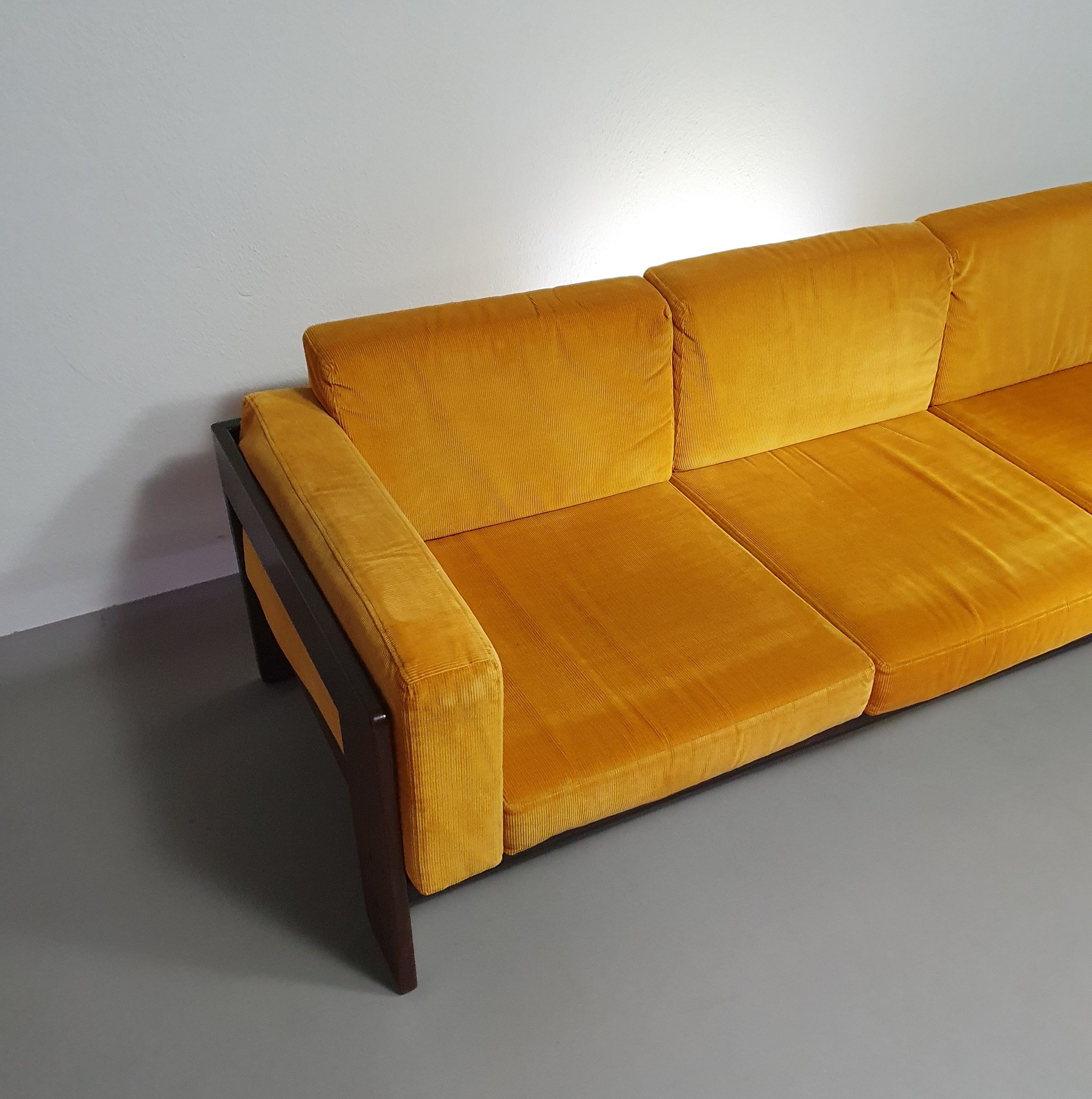 3 Seater Bastiano Sofa by Afra & Tobia Scarpa for Gavina 60s / original Corduroy upholstery. Very good condition.