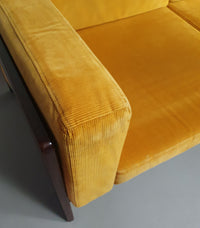 3 Seater Bastiano Sofa by Afra & Tobia Scarpa for Gavina 60s / original Corduroy upholstery. Very good condition.