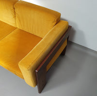 3 Seater Bastiano Sofa by Afra & Tobia Scarpa for Gavina 60s / original Corduroy upholstery. Very good condition.