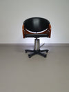 4 x '80s Italian barber chair, height adjustable