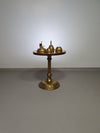 Art Nouveau brass smoke table