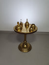 Art Nouveau brass smoke table