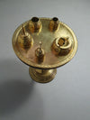 Art Nouveau brass smoke table