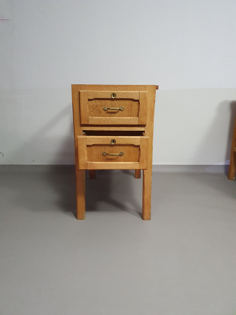 Large oak architect desk / table 1940's