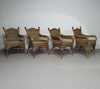 Art Deco rattan bamboo chairs 1930