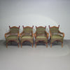 Art Deco rattan bamboo chairs 1930