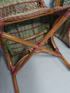 Art Deco rattan bamboo chairs 1930