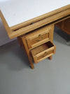 Large oak architect desk / table 1940's