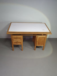 Large oak architect desk / table 1940's