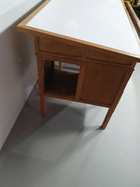 Large oak architect desk / table 1940's