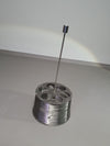 Very rare Adlumen lamp / pendant
Inox wired.