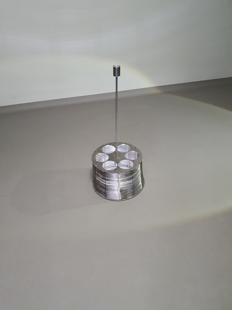 Very rare Adlumen lamp / pendant
Inox wired.