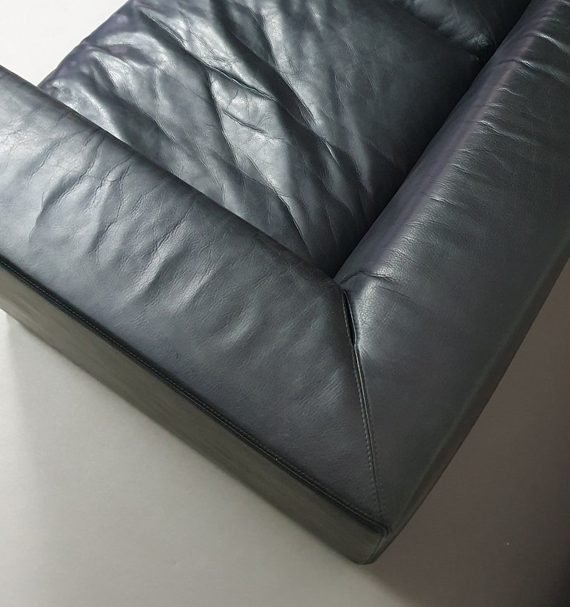 Camin Wittmann sofa black leather