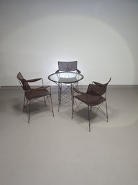 Rattan dining set Yuzuru Yamakawa