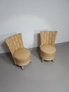 Set Frenche boudoir chairs.