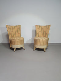 Set Frenche boudoir chairs.