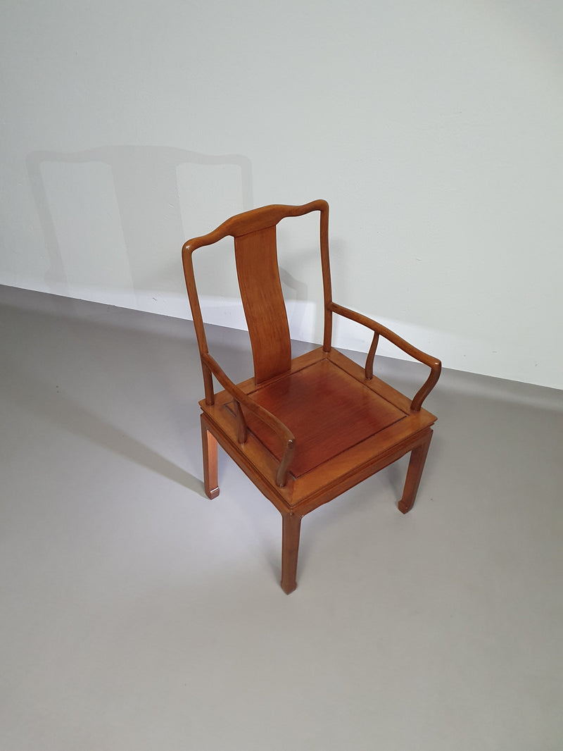 Vintage Chinese Ming rosewood chair.