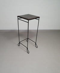 Wrought iron plant stand / side table