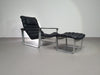 PULKKA LOUNGE CHAIR WITH OTTOMAN BY ILMARI LAPPALAINEN FOR ASKO 1960