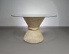 Retro Vintage Sheaf Of Wheat Bamboe dining table By Mcguire America
