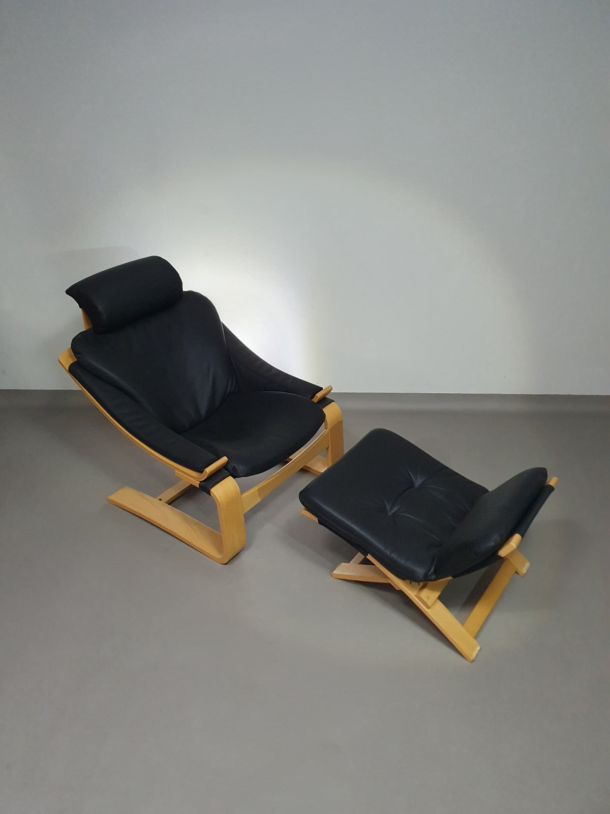 Vintage 'Kroken' lounge chair by Ake Fribyter for Nelo Mobel, Sweden 1970s