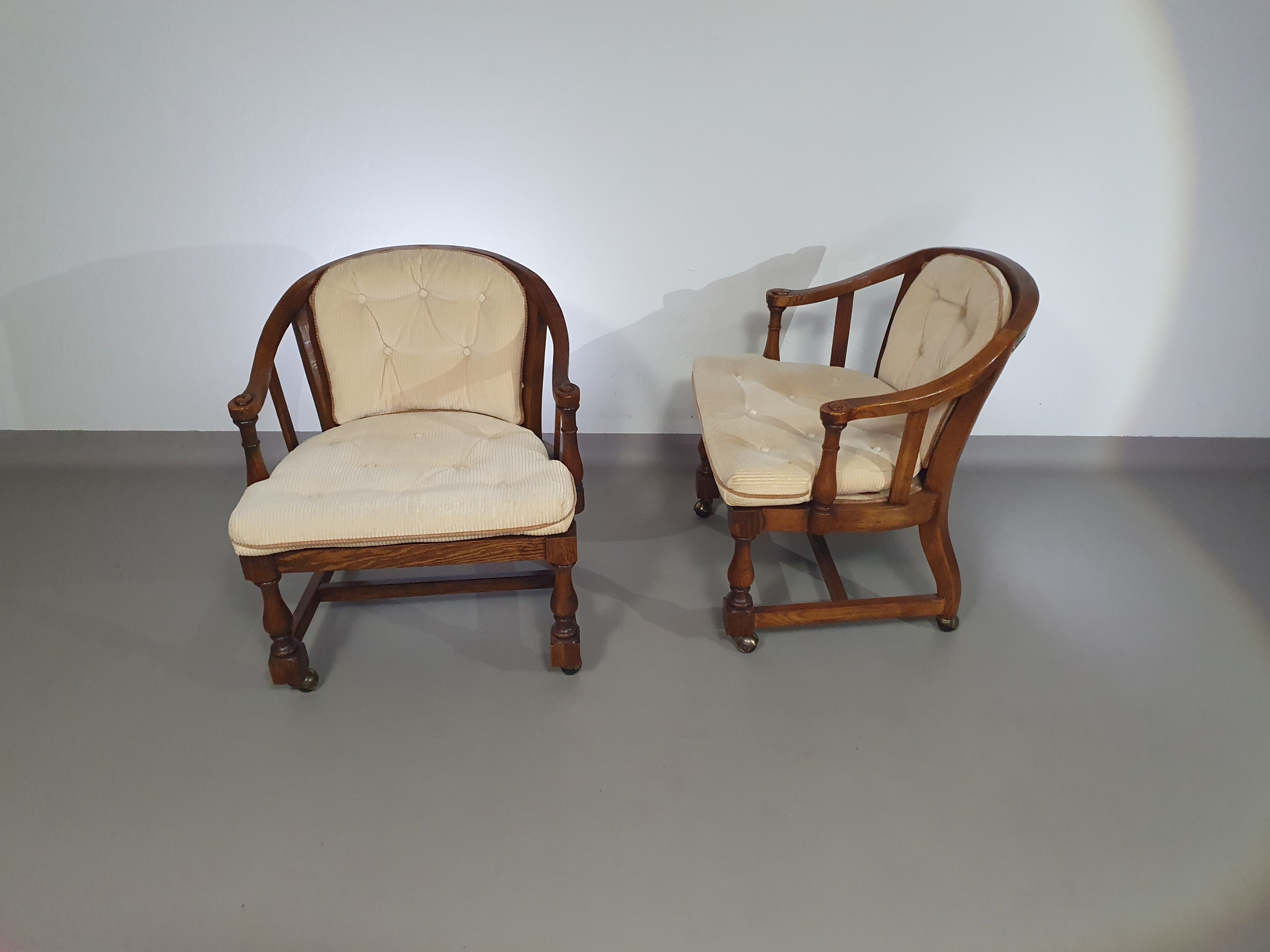 2 x armchairs Drexel Heritage Furnishings Inc. USA By Shirley Bracket.