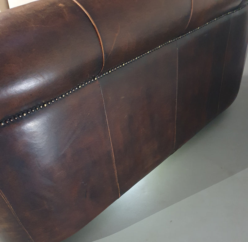 Beautiful subtly designed sheep leather sofa from the Joris brand