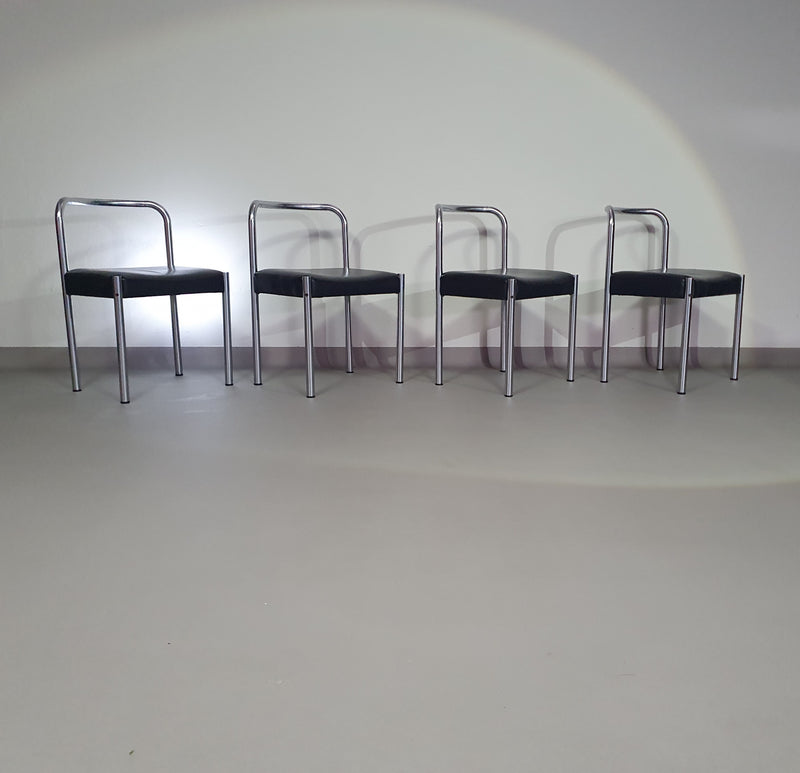 Martin Visser Set of four Se03 Chairs for T'spectrum, Netherlands 1960s