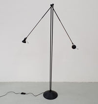 Large halogeen 80's Luxo floor lamp