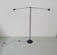 Large halogeen 80's Luxo floor lamp