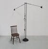 Large halogeen 80's Luxo floor lamp