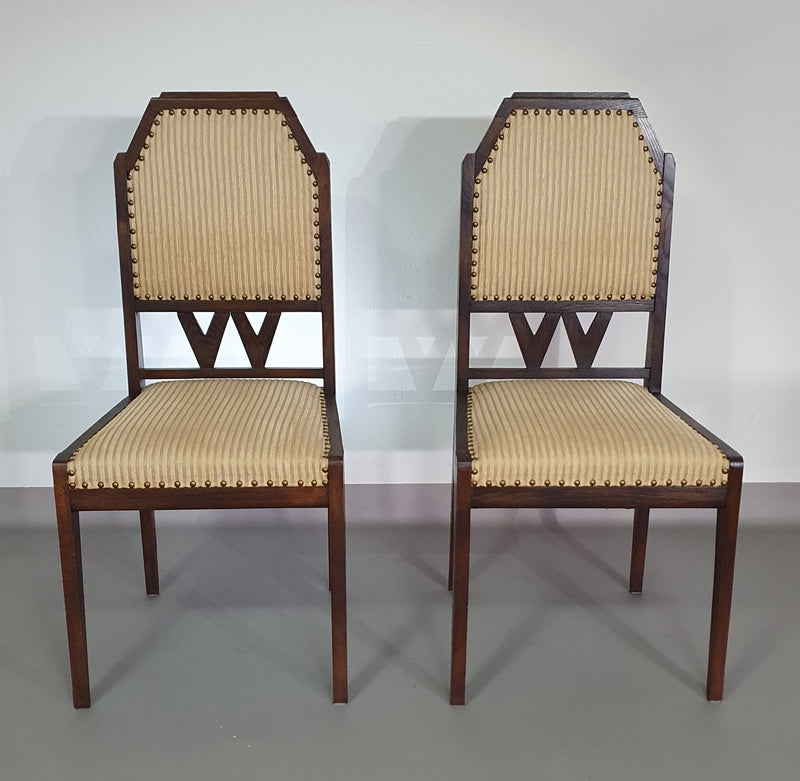 Set of 6 , Art Deco chairs 60's