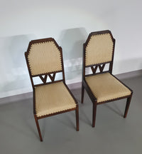 Set of 6 , Art Deco chairs 60's