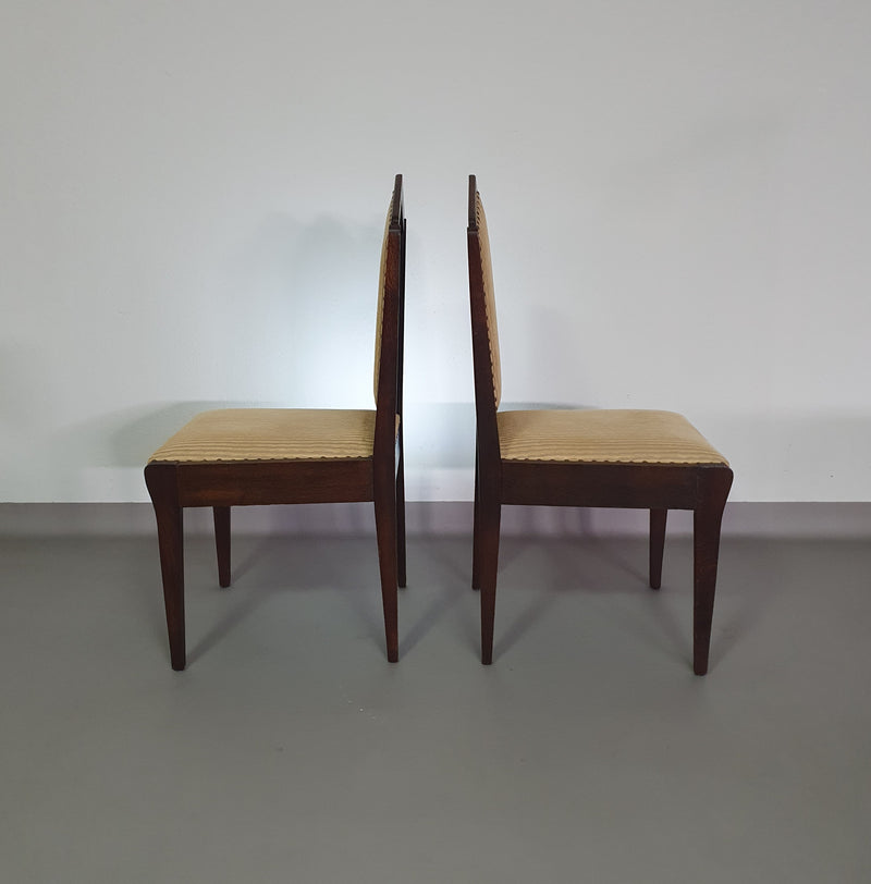 Set of 6 , Art Deco chairs 60's