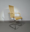 SET OF 4 'B25' WICKER DINING CHAIRS BY AXEL BRUCHHÄUSER FOR TECTA, GERMANY 1980S