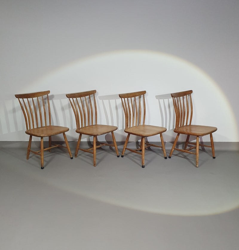 Scandinavian Design Chairs AKERBLOM Design Bar Chair Birch Wooden Chair Sweden