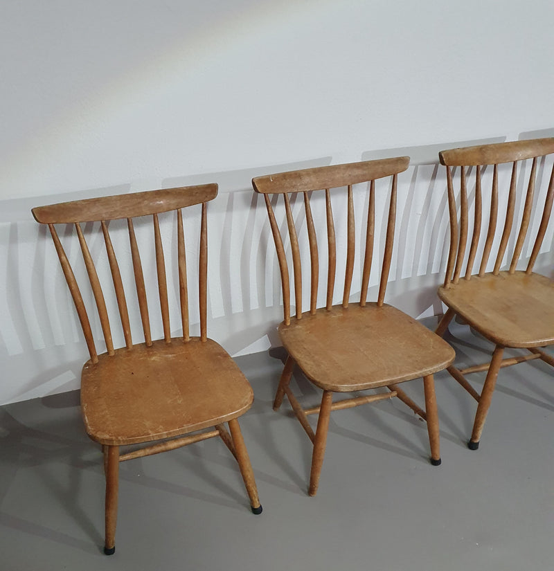 Scandinavian Design Chairs AKERBLOM Design Bar Chair Birch Wooden Chair Sweden