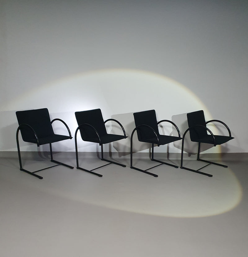 CIRKEL ARM CHAIRS BY PIERRE MAZAIRAC & KAREL BOONZAAIJER FOR METAFORM 1980S