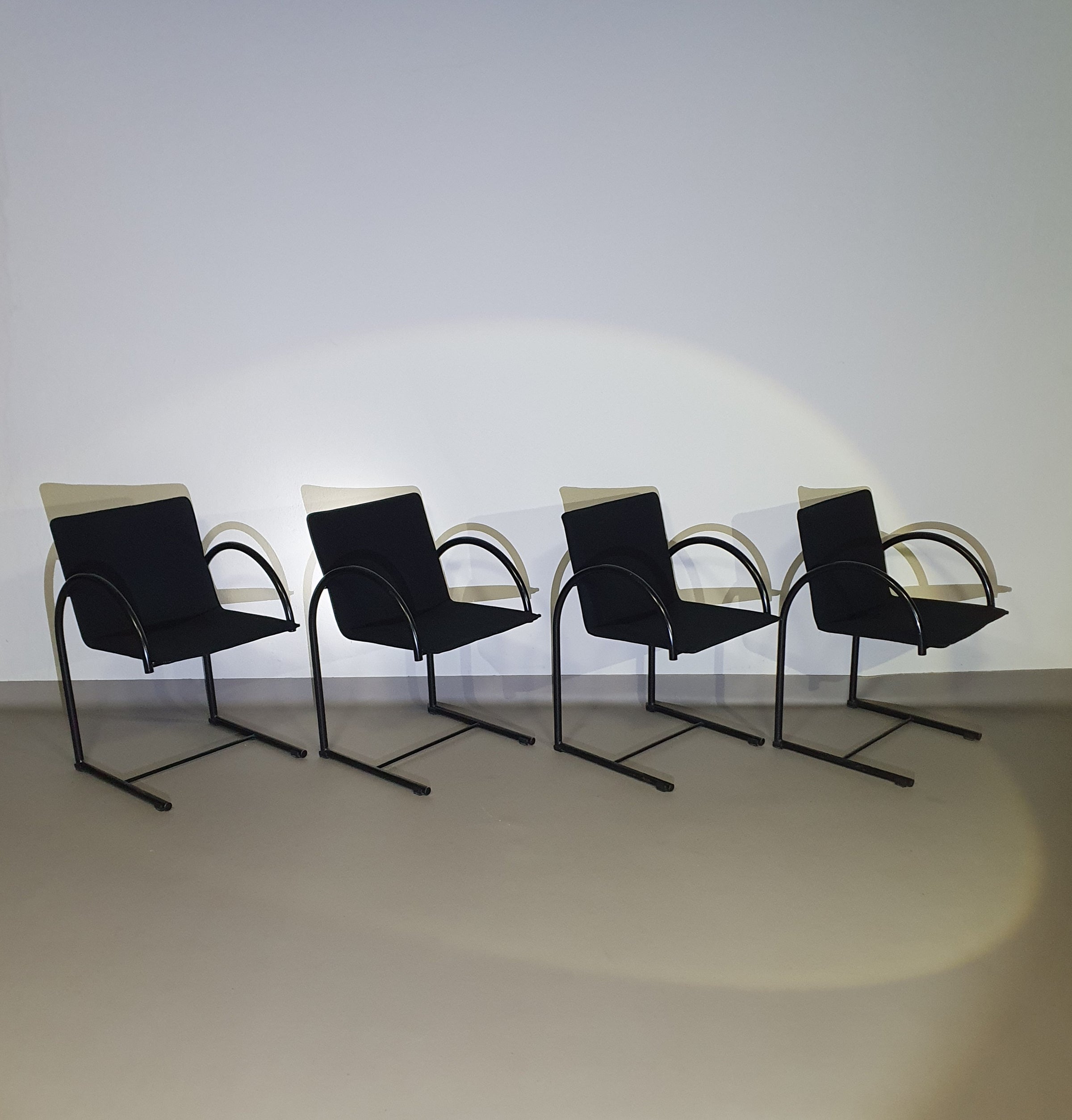 CIRKEL ARM CHAIRS BY PIERRE MAZAIRAC & KAREL BOONZAAIJER FOR METAFORM 1980S