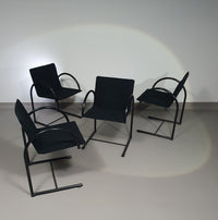 CIRKEL ARM CHAIRS BY PIERRE MAZAIRAC & KAREL BOONZAAIJER FOR METAFORM 1980S