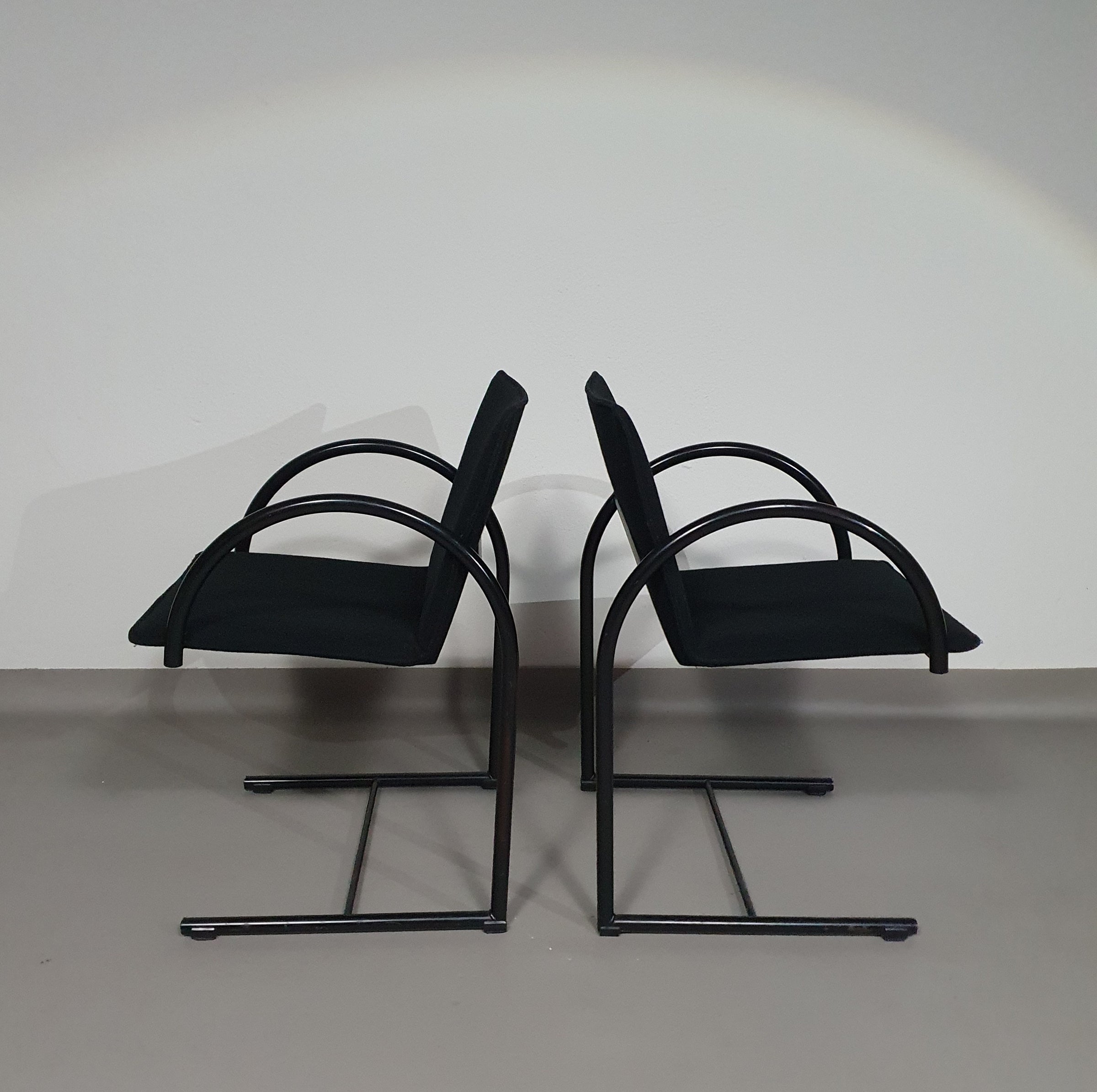 CIRKEL ARM CHAIRS BY PIERRE MAZAIRAC & KAREL BOONZAAIJER FOR METAFORM 1980S