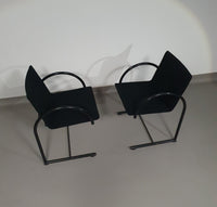 CIRKEL ARM CHAIRS BY PIERRE MAZAIRAC & KAREL BOONZAAIJER FOR METAFORM 1980S