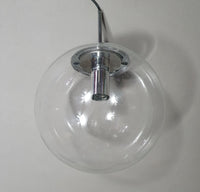 10 x Large ball pendant by Glashütte Limburg model 4103 / 1960s.  Not claened yet. Straight from a church.