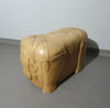 Decorative wood and resin elephant table / stool